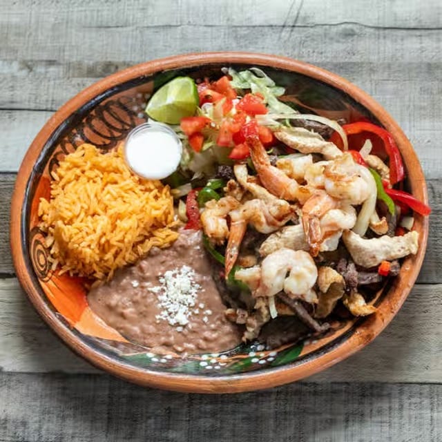 Chicken & Steak Fajitas.
