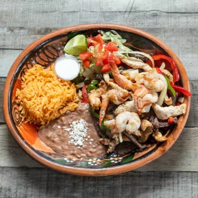 Only Shrimp Fajita.