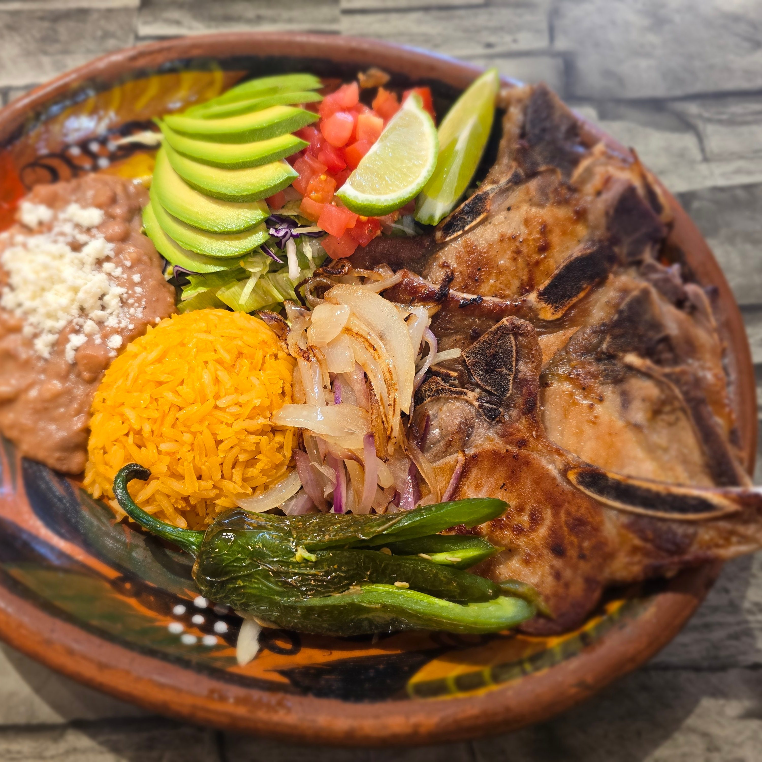 Chuletas Asadas (Grilled Chops).