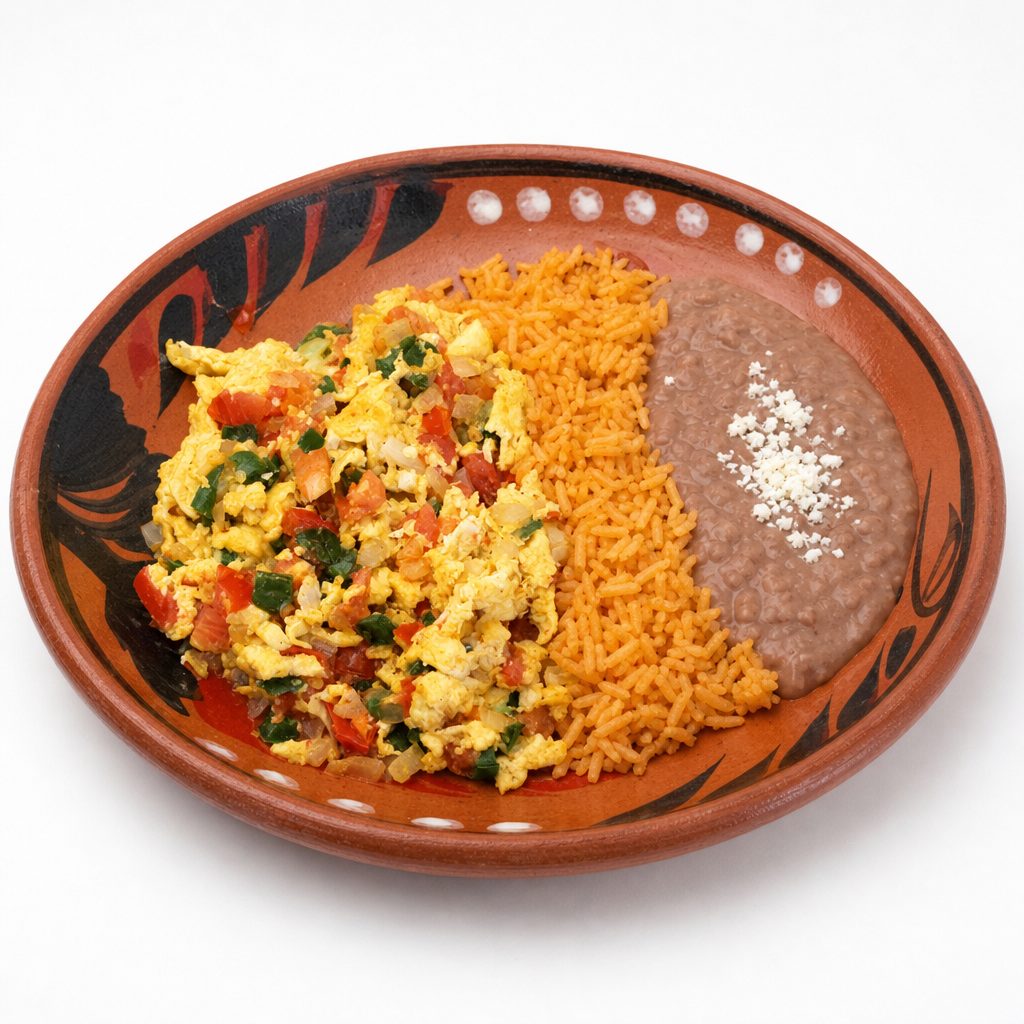 Huevos a La Mexicana.
