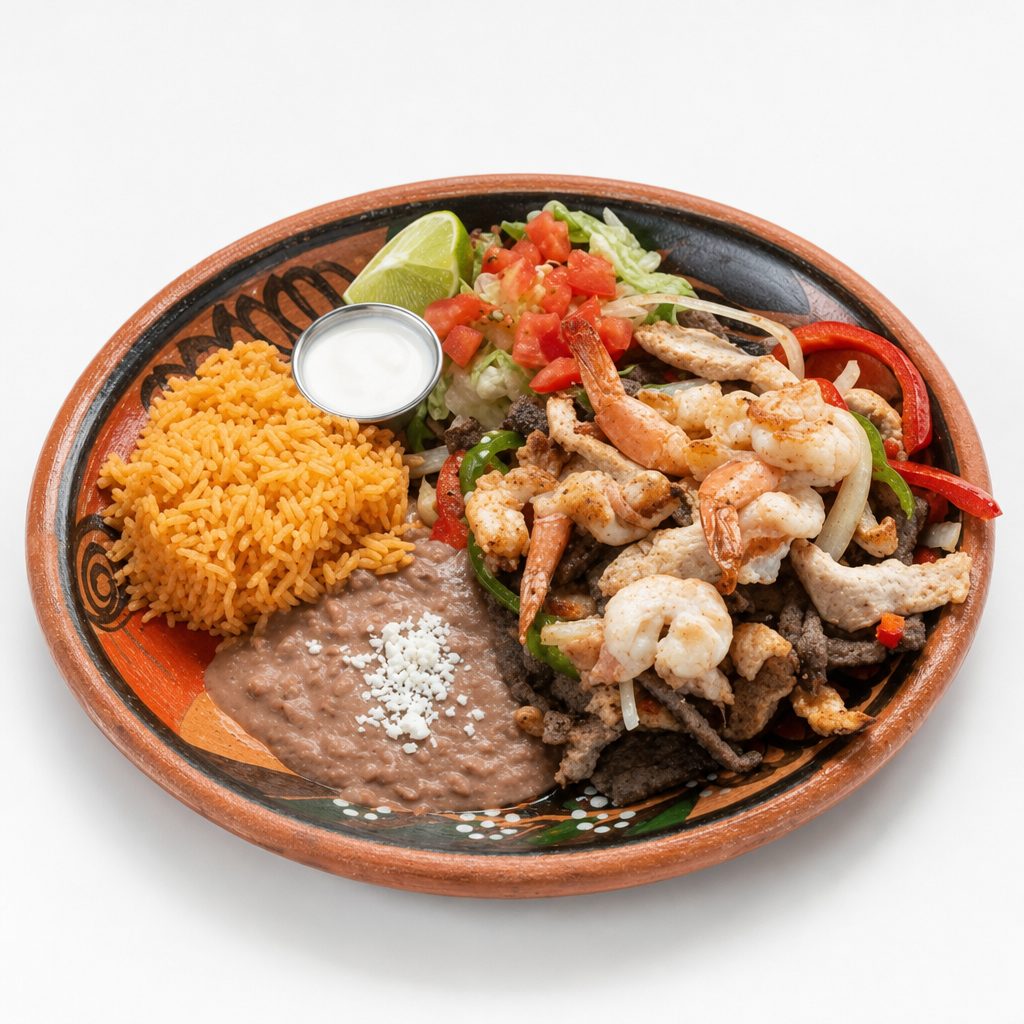 Only Shrimp Fajita.