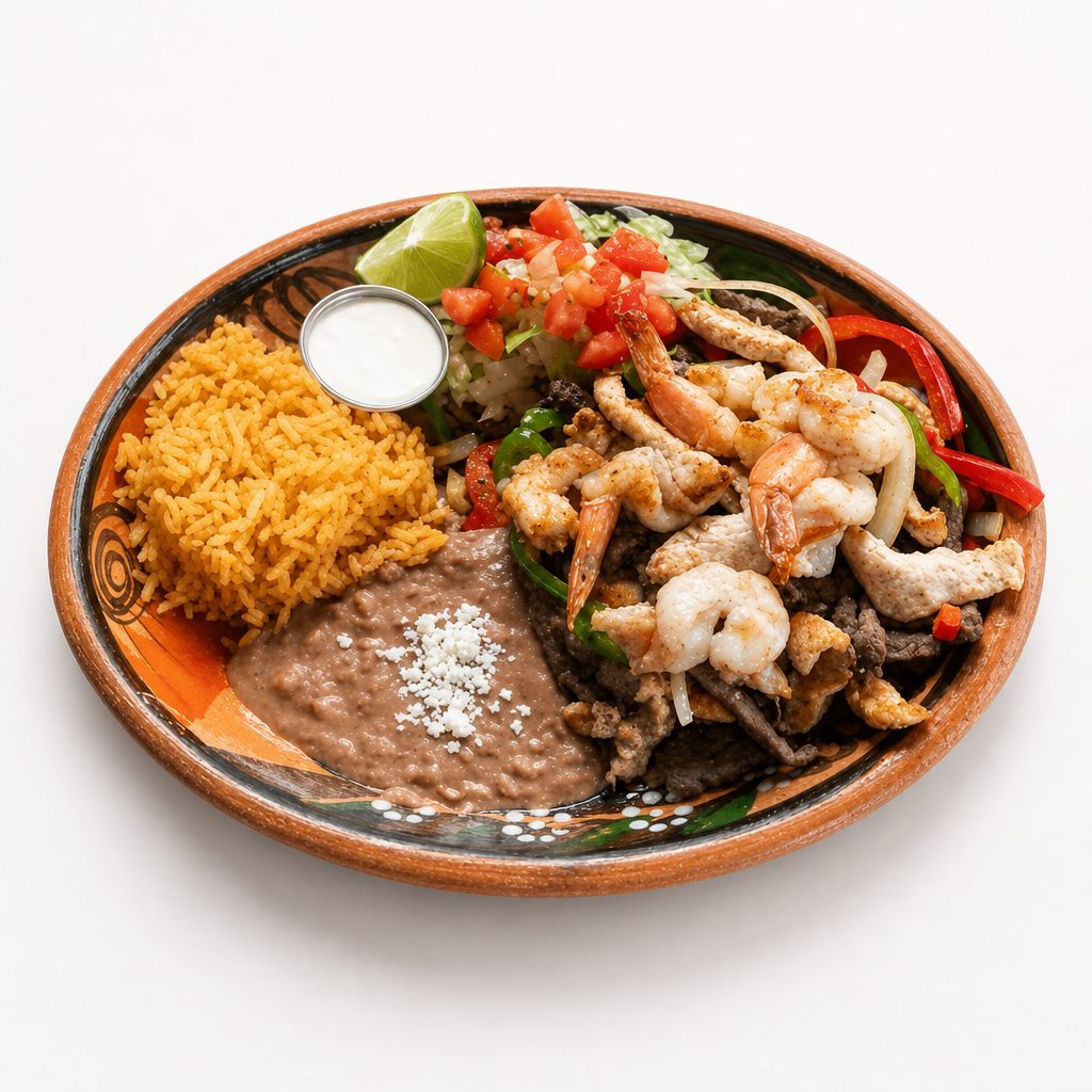 Chicken & Steak Fajitas.
