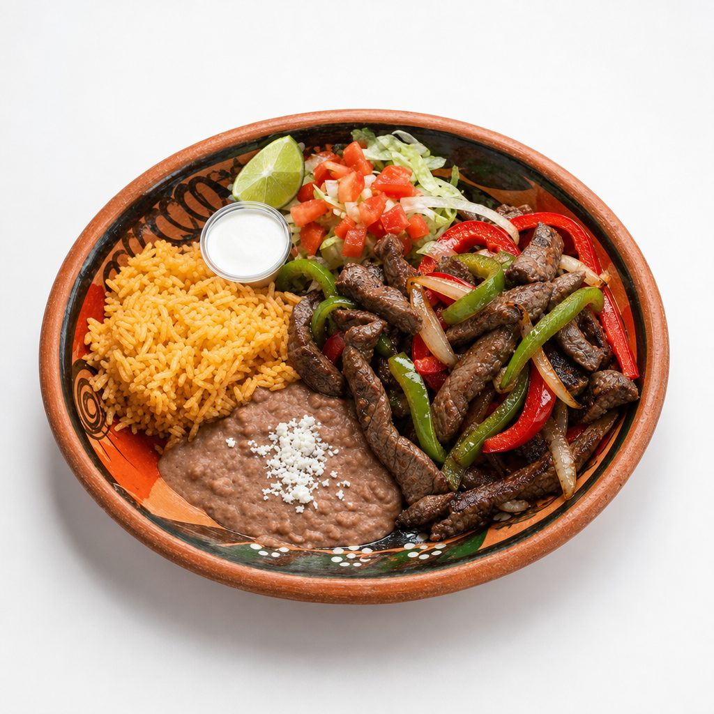 Only Steak Fajita.