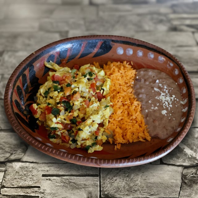 Huevos a La Mexicana.