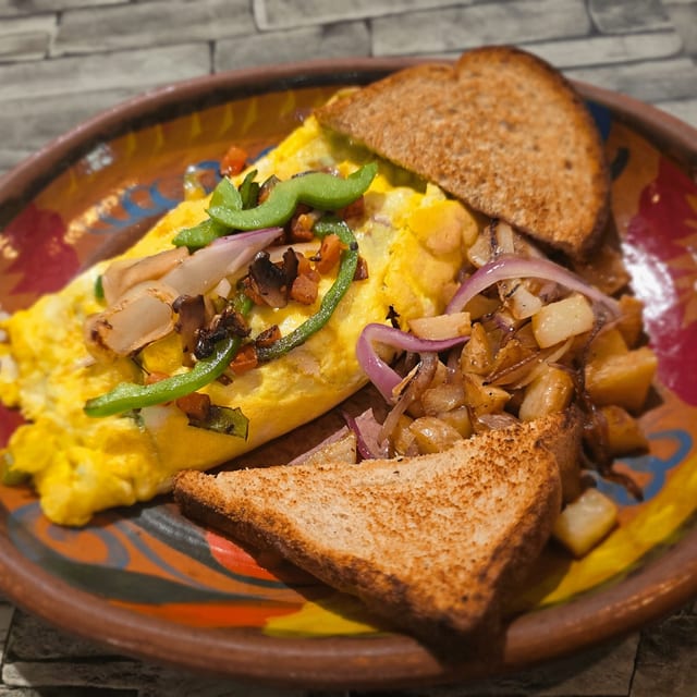Everything Omelette - Just Veggie.