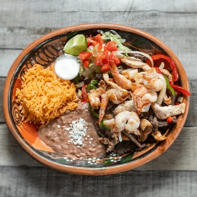 Only Shrimp Fajita.