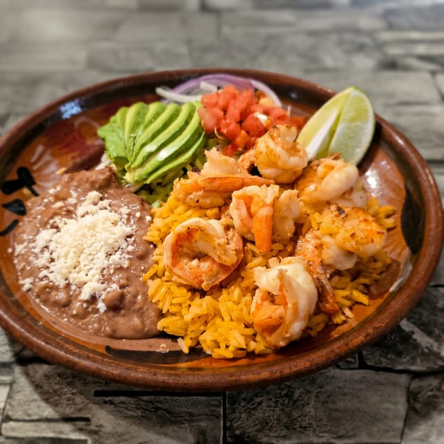 Camarones Al Mojo De Ajo.